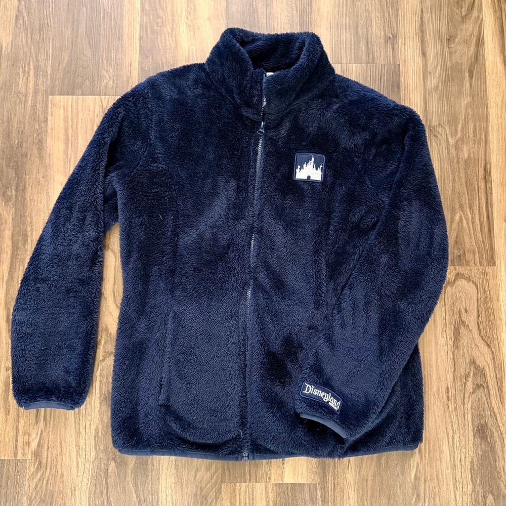 Disney Blue Adult Sm Fleece Jacket